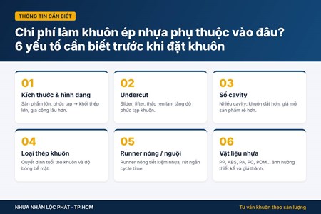 Chi Phí Làm Khuôn Ép Nhựa Phụ Thuộc Vào Đâu? 6 Yếu Tố Cần Biết Trước Khi Đặt Khuôn