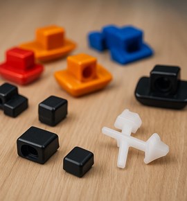 NÚT CÔNG TẮC XI NHAN XE VESPA - NHỰA NHÂN LỘC PHÁT