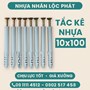 Tắc kê nhựa 10x100 – Tắc kê khung bao | Nhựa Nhân Lộc Phát